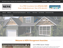 Tablet Screenshot of nepamgmt.com